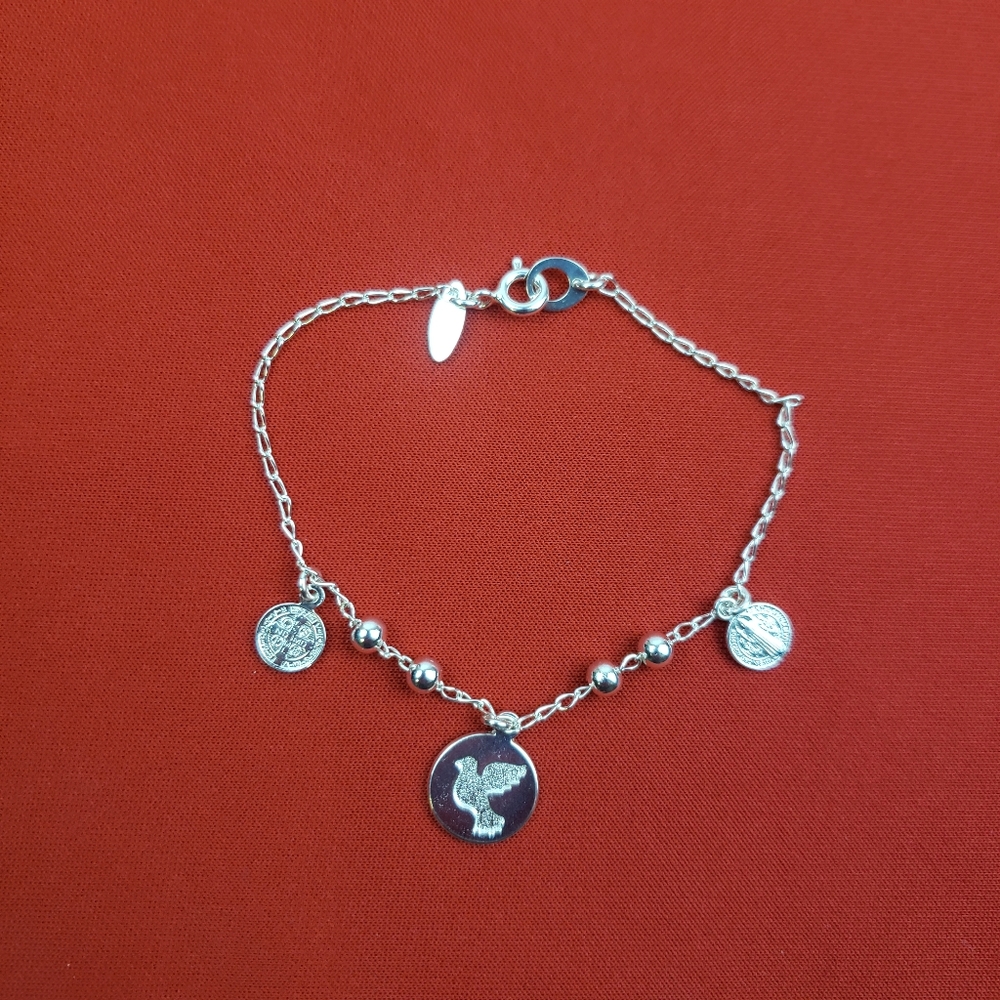 925 sterling‎ silver womens bracelet